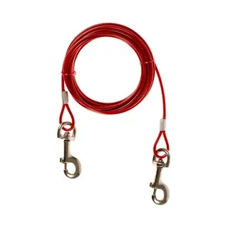 duvoplus 1717076 4,5 m Rood Hond Handsfree riem