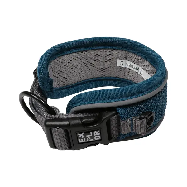 Duvo+ Control Halsband Classic Petrol Blau M - 39-44cm thumbnail