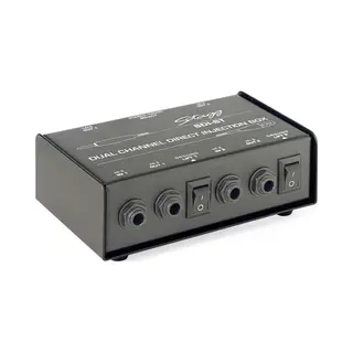 Stagg Sdi-St 2-Kanal Di Box Mit Mono/Stereo Schalter