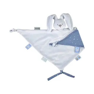 Nattou Lapidou Grote Knuffelpop, Konijn, Blauw