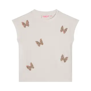 Someone Adel-Sg-02-F Meisjes T-shirt - Ecru