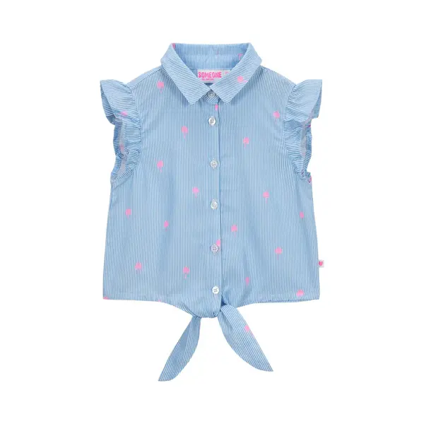Someone Faro-Sg-21-K Meisjes Blouse - Ecru thumbnail