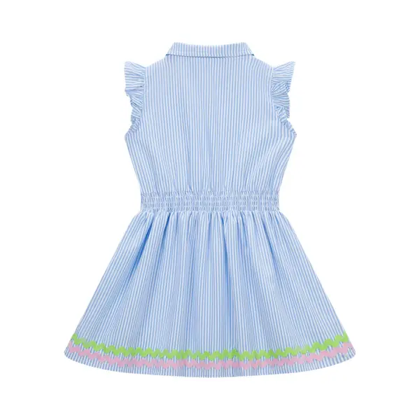 Someone Felice-Sg-51-I Meisjes Jurk - Medium Blue thumbnail
