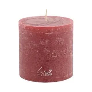 Rasteli Luz Your Senses Stomp Kaars Rood-Antik Rood D 9 Cm H 9 Cm