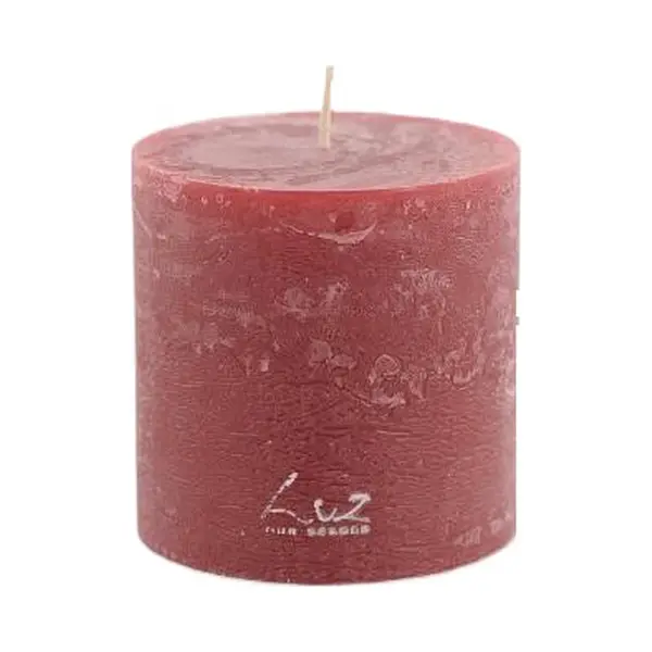 Rasteli Luz Your Senses Stomp Kaars Rood-Antik Rood D 9 Cm H 9 Cm thumbnail