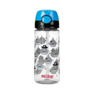 Nûby Nuby Rietjesbeker Blauw 530 Ml