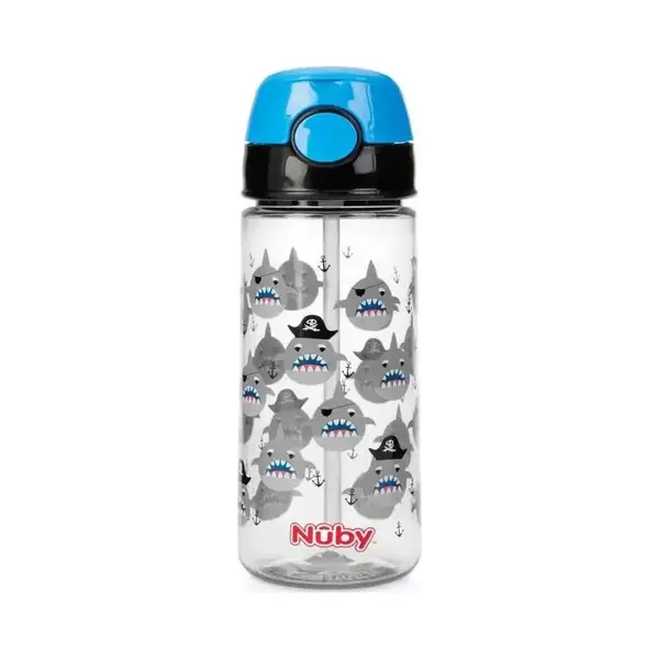 Nûby Nuby Rietjesbeker Blauw 530 Ml thumbnail