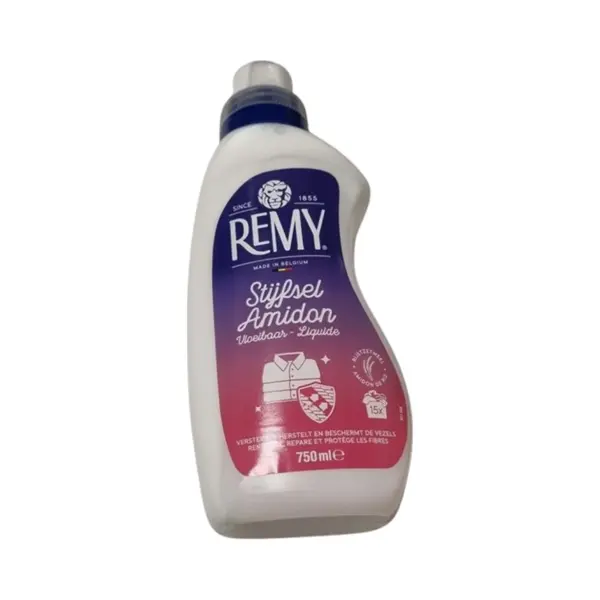 Remy - Vloeibaar Stijfsel 750 Ml - Met Rijstzetmeel - Verstevigt, Herstelt En Beschermt De Vezels thumbnail