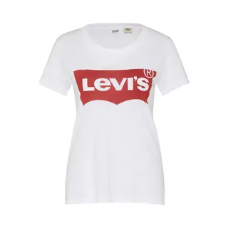 Levi's Damen The Perfect Tee T-Shirt, Batwing White, M