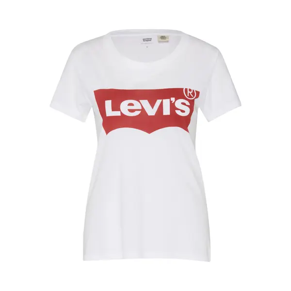 Levi's Damen The Perfect Tee T-Shirt, Batwing White, M thumbnail