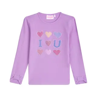 Someone Fauve-Sg-03-I Meisjes T-shirt - Violet