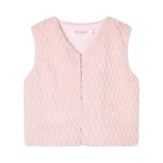 Someone Lizanne-Sg-13-R Meisjes Gilet - Light Pink
