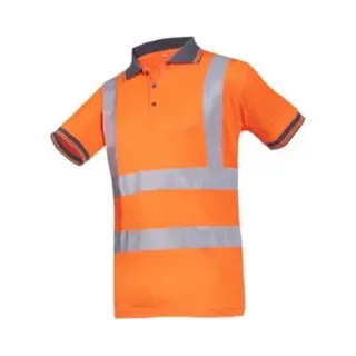 Sioen Sepp Sioen Poloshirt Molina Fluororanje, Maat M - Polo - Shirt - T-shirt