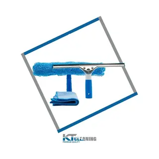 Kt Cleaning Ramenwas Set - Inclusief 35cm Raamwisser, Inwasser & Microvezeldoekje Voor Streeploze Resultaten