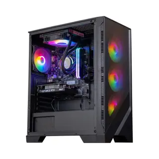 Flowup Gaming Pc - Bestbuy Gaming Desktop - Amd Ryzen 5 - Nvidia Rtx 3050 - 1TB - 16GB