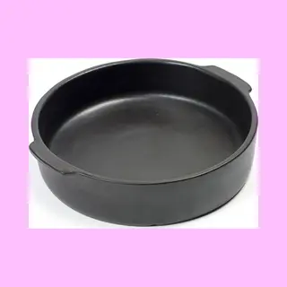 Steingut Backformen Pure Back- Und Servierform 25 Cm, Schwarz