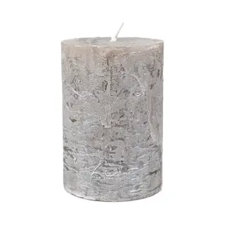 Rasteli Luz Your Senses Metal Kaars-Stompkaars Zilver D 7 Cm H 10 Cm Voordeelaanbod Van 2 Stuks