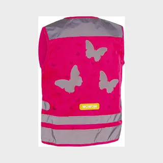 Wowow, Mädchen, Velojacke, Kinder-Sicherheitweste (L), Pink, L