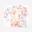 Beige, roze