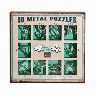 Eureka - Eureka! 10 Metalen Puzzels Groene Editie