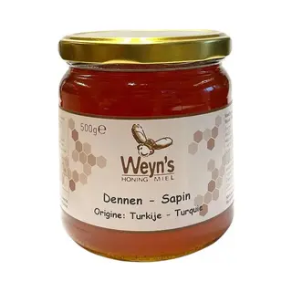 Weyn's Dennen Honing - Vloeibaar Uit Turkije - 500g