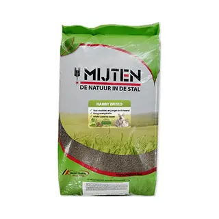 Mijten Konijnenvoer - Rabby Breed - Konijnenkorrel - Knaagdierenvoer - 20 Kg