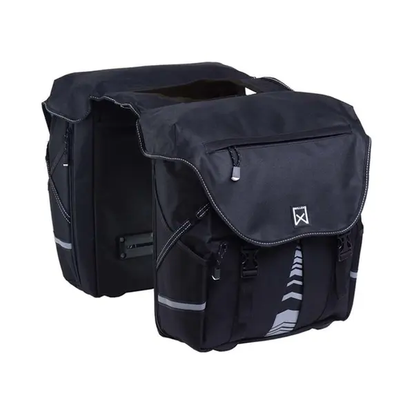 Willex Bagagetas 1200 Hinten Fahrradtasche 28 l Polyester Schwarz thumbnail