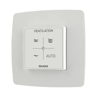 Duco CO2 Ruimtesensor Met Bediening Wit - Bedraad - 0000-4604