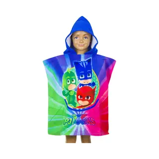 Pj Masks Polyester Poncho - 55 X 110 Cm - Multi