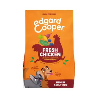 Edgard Cooper Edgard & Cooper Frisches Freilandhuhn-Trockenfutter Für Ausgewachsene Hunde, Getreidefrei, Voll Mit Frischem Fleisch