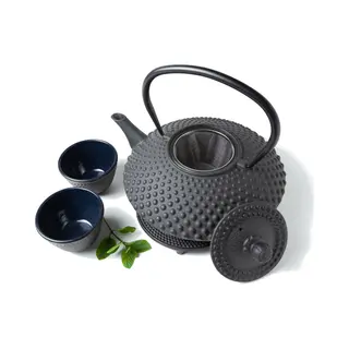 Tealøv Thee Set 1, 25 Liter Gietijzer | Complete Set In Geschenkdoos | Gietijzeren Theepot Met Roestvrijstalen Zeef, Gietijzeren Theekopjes En