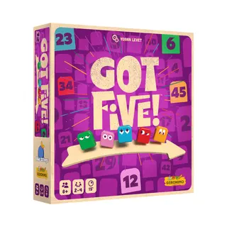 Got Five ! - Geronimo Games - Blue Orange - Vanaf 8 Jaar Oud - Van 2 Tot 4 Spelers - Deductiespel
