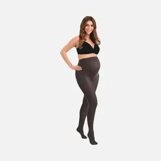 Mamsy - 2-Pack Opaque Zwangerschapspanty 60den - Grijs - M