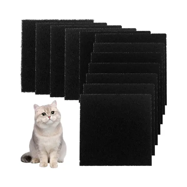 12 Stuks Kattenbakfilters Met Actieve Koolstof, Zeer Absorberende Kattenbak, Vervangend Filter Voor Kattenbak, 11, 5 * 10, 5 Cm, Voor Kattenbakken En thumbnail