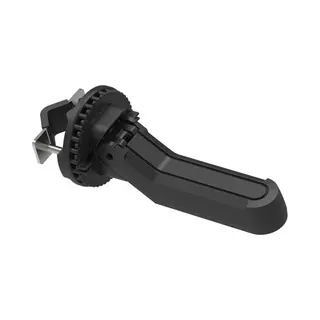 Bobike 8015300352 - Ausziehbare Fußrasten Paar Für Junior Fahrradkindersitz Hinten Gepäckträger Kompatibel Für Gabelrohre Von Ø14-28 Mm, Schwarz