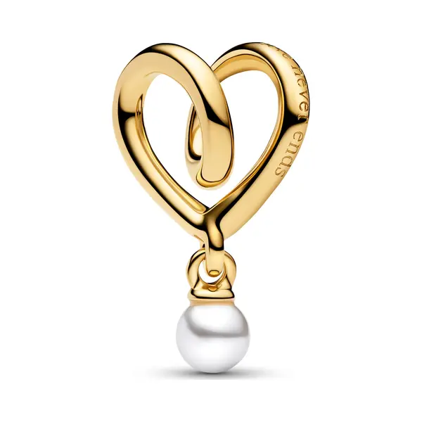 Pandora Charm Herz Charm Goldfarben Gewickeltes Herz thumbnail