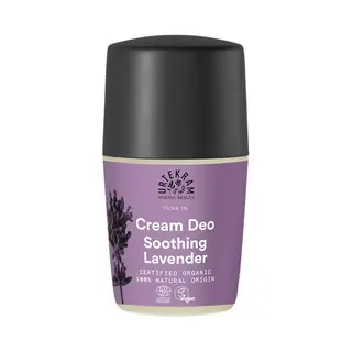 Urtekram Purple Lavender Cream Roll-On Deodorant Organic Balance 0% Aluminium 50 Ml