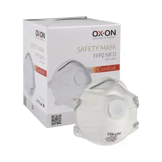 Set à 10 Stuks - Ox-On 313.20 - Stofmasker - FFP2 Nr D - Met Uitademventiel - Filtermasker