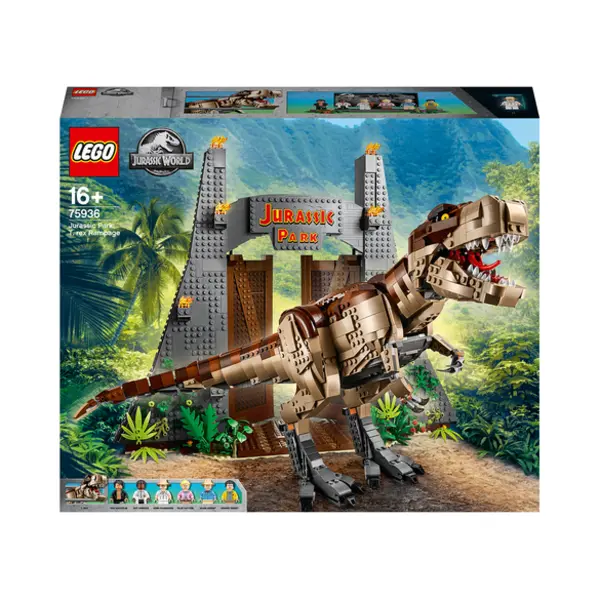 Lego 75936 Jurassic World Jurassic Park: T. Rex' Verwüstung thumbnail