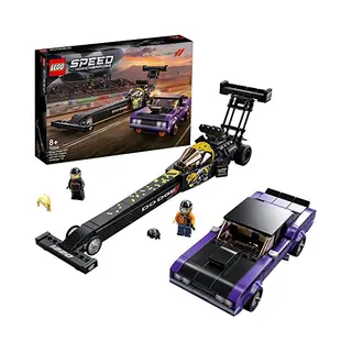 Lego 76904 Speed Champions Mopar Dodge//Srt Top Fuel Dragster and 1970 Dodge Challenger T/A
