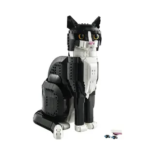 Lego 21349 Ideas Schwarz-weiße Katze