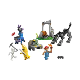 Lego 77075 Fortnite Peely en Sparkplugs kamp