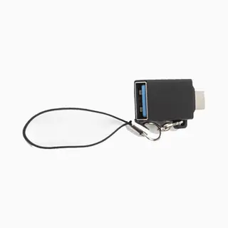 Microconnect USB3.1CAAF-Loop cable gender changer Usb C Usb A Black