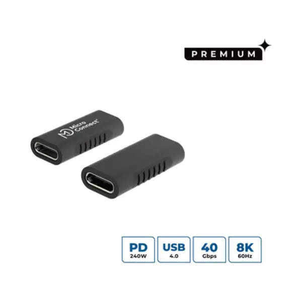 Microconnect USB3.2CFFA cable gender changer Usb C Black thumbnail
