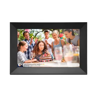 Denver Pff-1063BLACK digital photo frame Black 25.6 cm (10.1") Touchscreen Wi-Fi