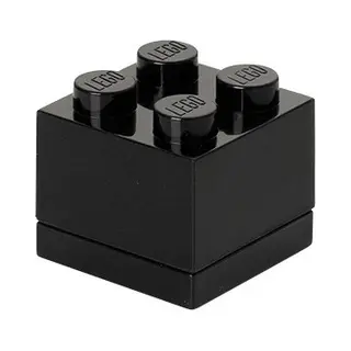 Lego 40111733 Snackbox Mini Box 4, 60 Ml, Schwarz