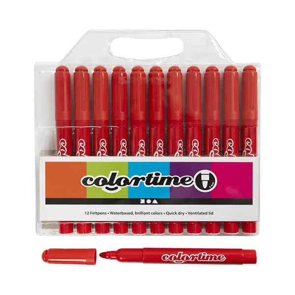 Creativ Company 37340 Marker 12 Stück(e) Rundspitze Rot thumbnail