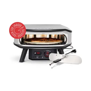Cozze Premium Rotate pizzamaker en -oven 1 pizza('s) 2200 W Zwart, Roestvrijstaal