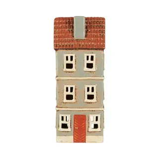 Ib Laursen Huis F/theelichtje My Home Town Deur Roestkleur, B, 7 H, 23, 2 L, 9, 5