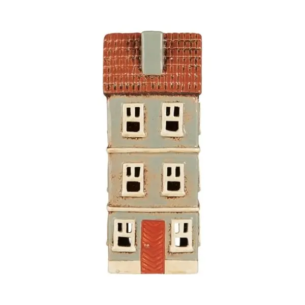 Ib Laursen Huis F/theelichtje My Home Town Deur Roestkleur, B, 7 H, 23, 2 L, 9, 5 thumbnail